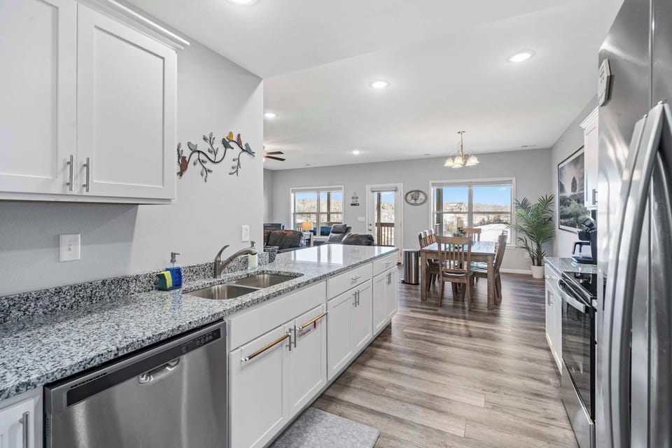 Fully equipped kitchen