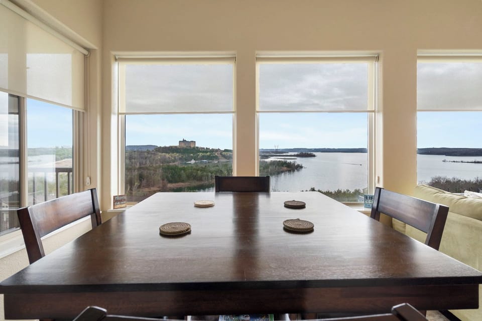 Amazing lake views from the sun room