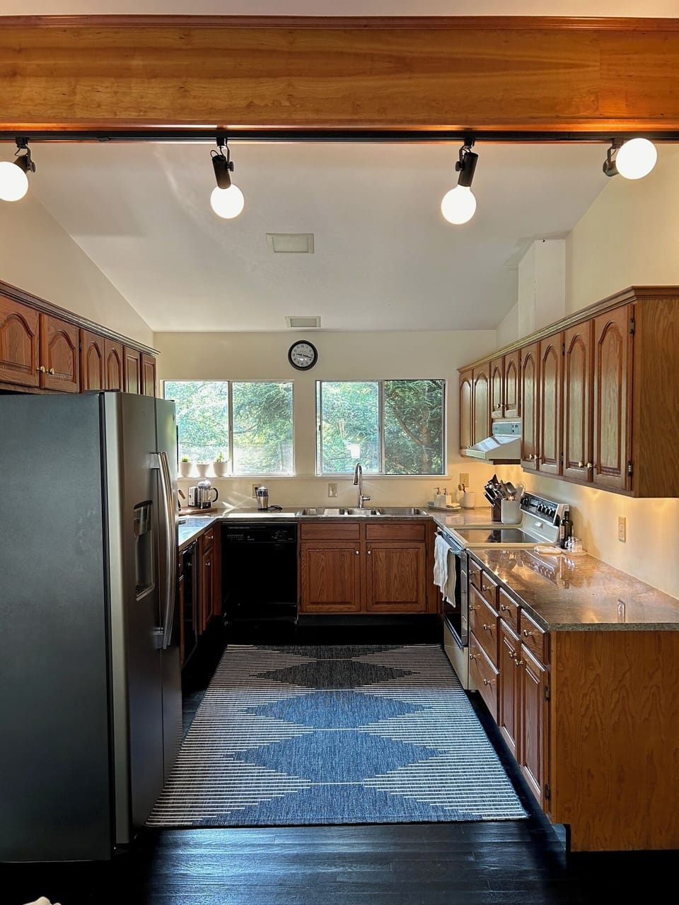 Fully stocked kitchen