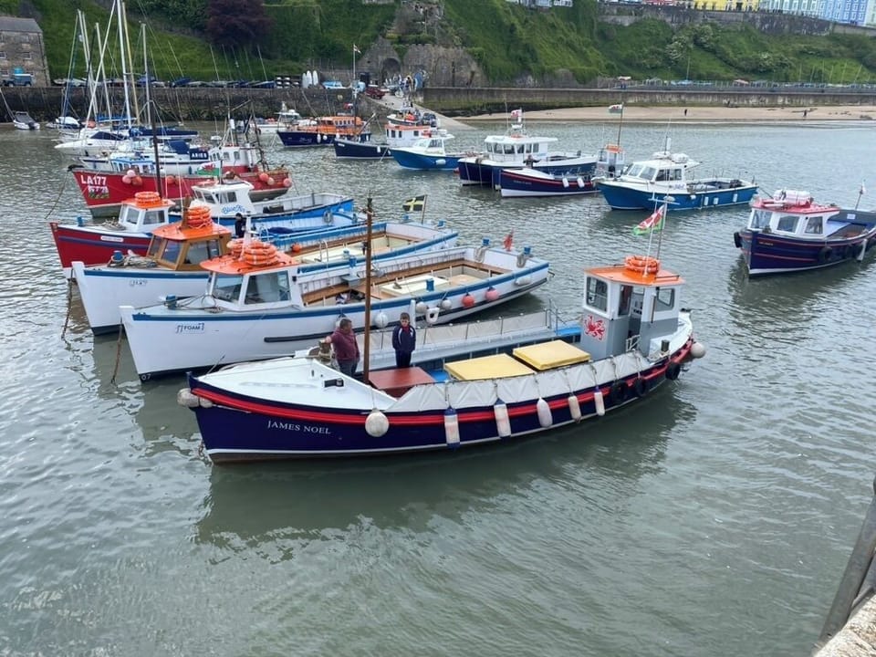 Caldey Boats in Tenby Harbour