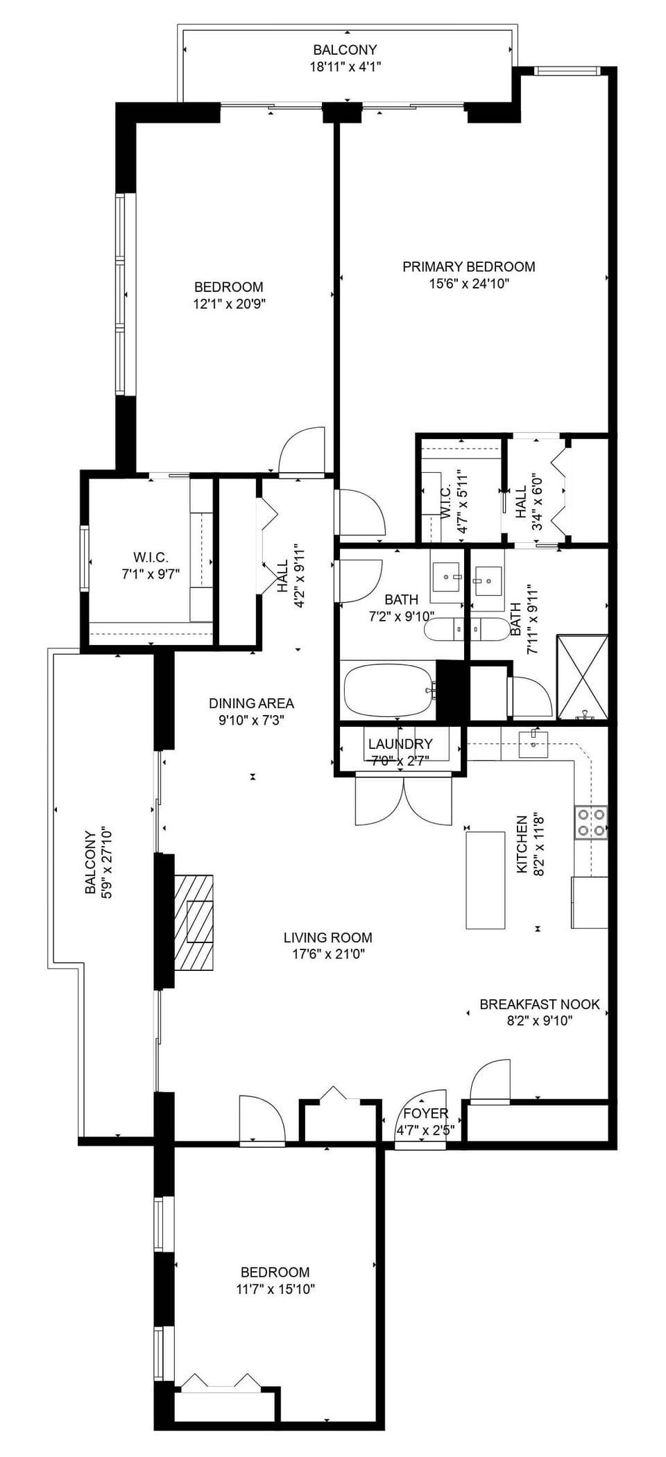 Floor plan of the home