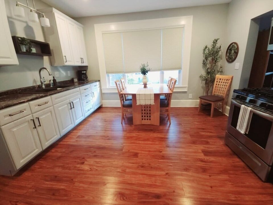 Fully stocked kitchen
