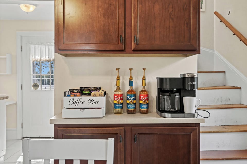 Savor every moment with cozy coffee experience in our complimentary coffee bar!