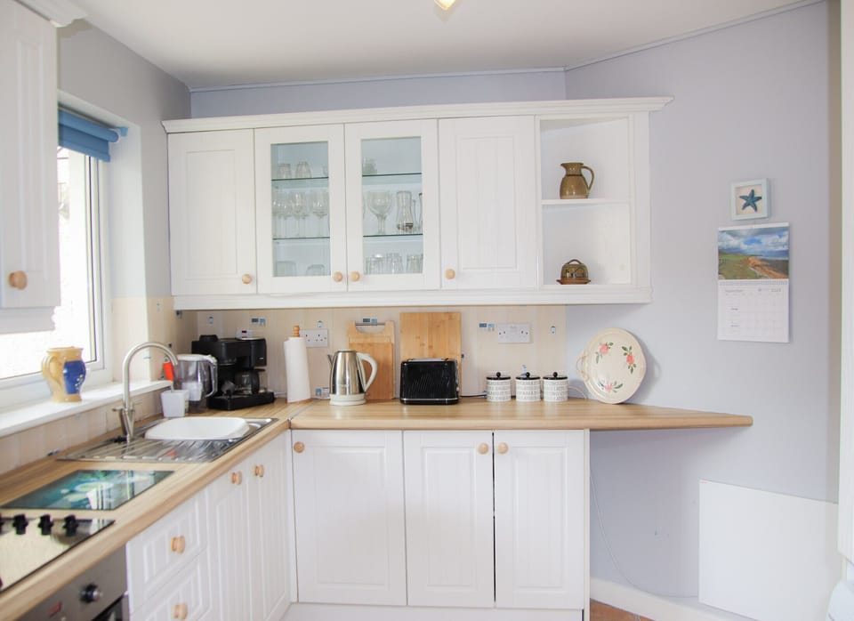 Self catering Kitchen in Dunmore Villas Holiday Home No 1 - seaside family-friendly holiday home in Dunmore East, Co. Waterford, Ireland