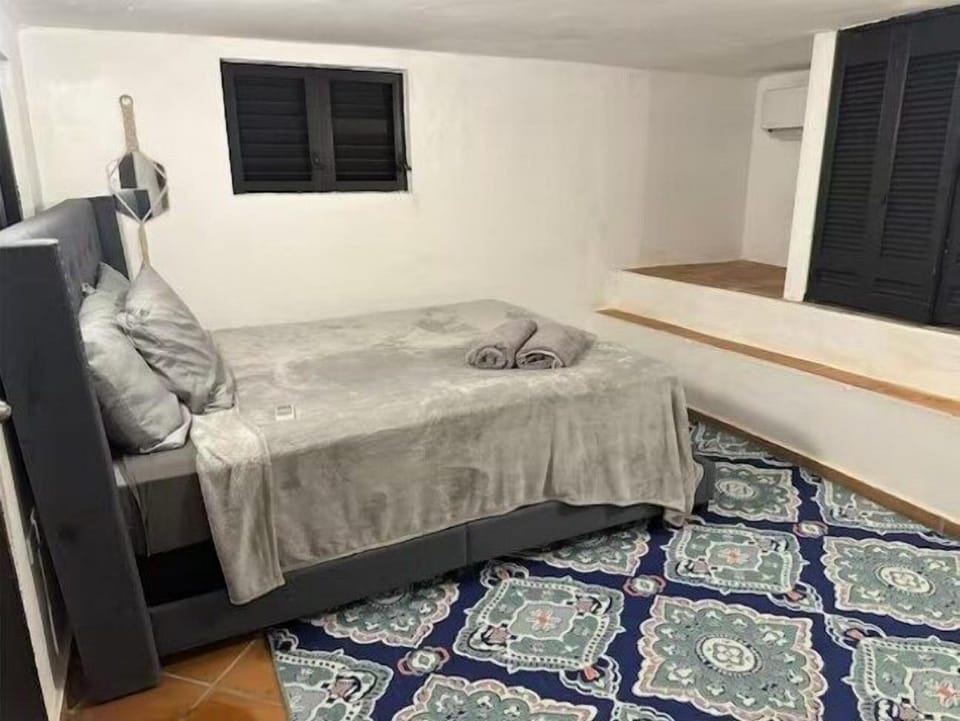 Front bedroom of the 2-Bedroom basement apartment.