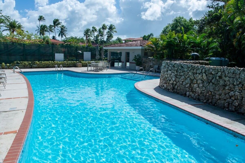 One out of several community pools available for your use during your stay.