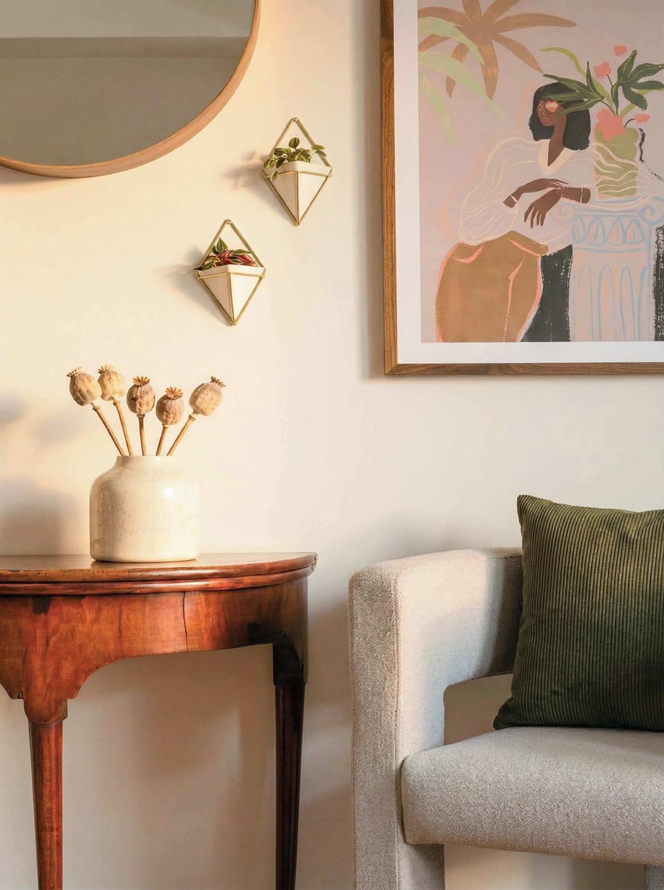 Cozy corner to read a book or relax