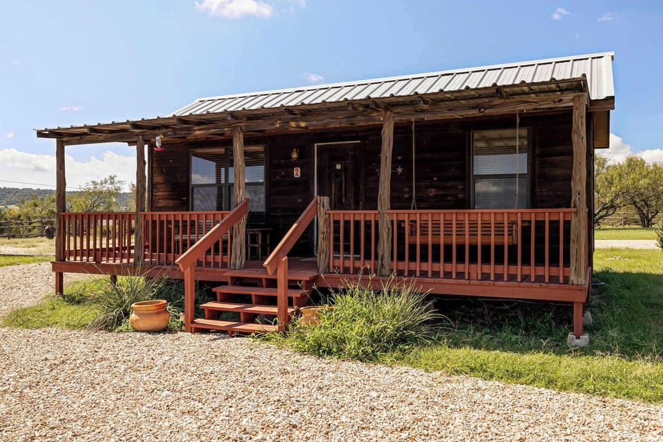 Cabin Exterior with Barbeque Grill