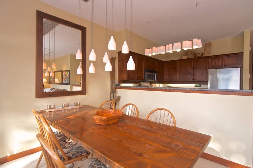 Another shot of dining area looking into kitchen