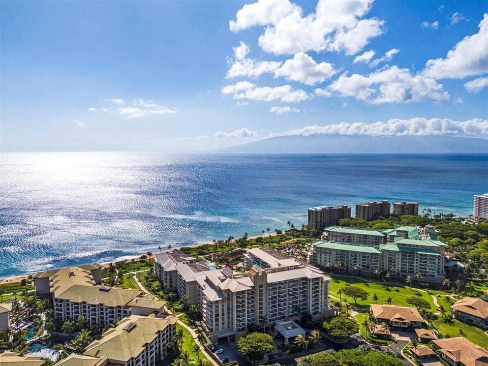 Bird's-eye view of Honua Kai Resort's breathtaking ocean views and stunning surroundings.