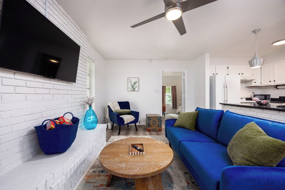 Board games available in the living room