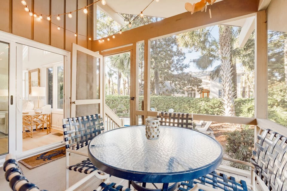 Screened patio