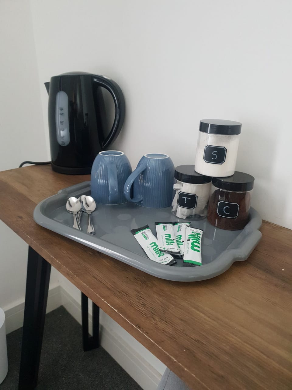 Tea, Coffee, Sugars & Milk