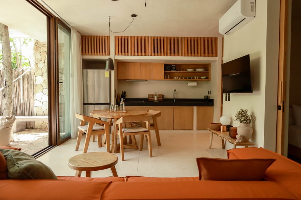 Interior /Cocina Living comedor 