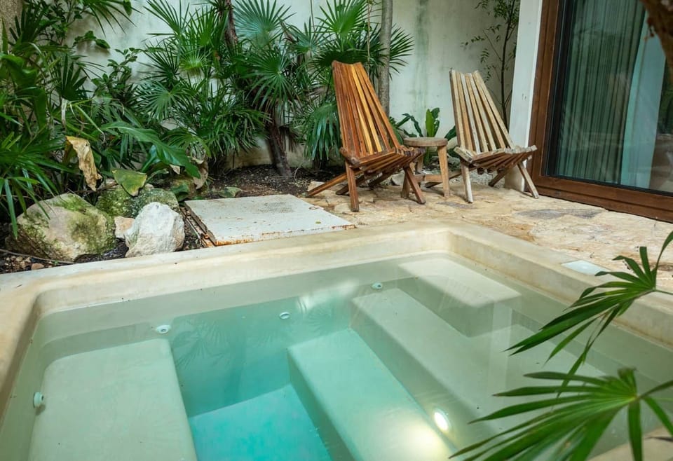 Exterior/ Patio y Alberca privados