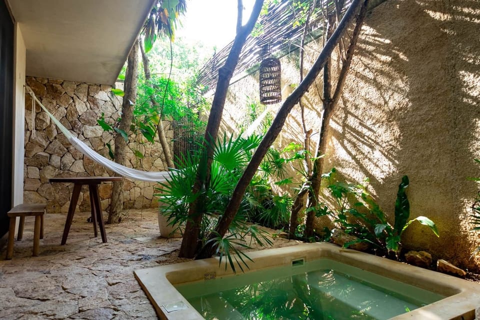 Exterior/ Patio y Alberca privados