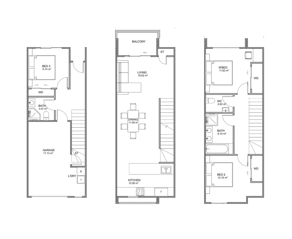 Property layout 33,37,41,45 Flat Bush School Road_152m2