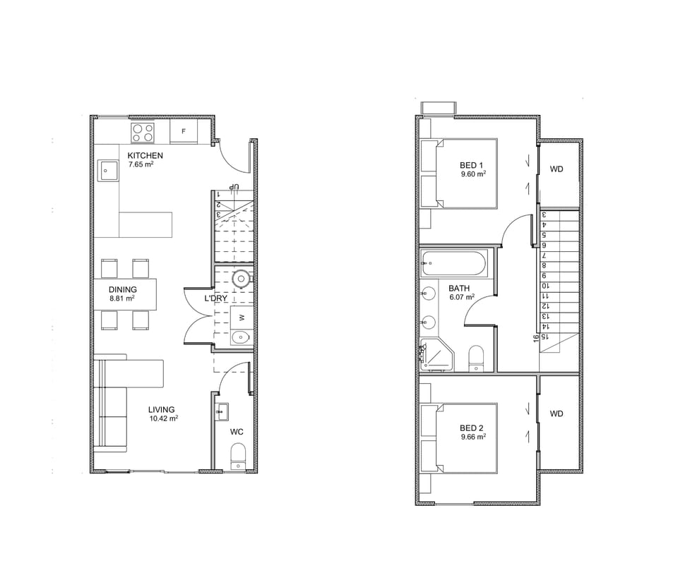 Property layout_3,5,7 Kaipape Lane_81m2