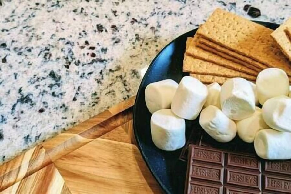 Cook smores on the camp fire.