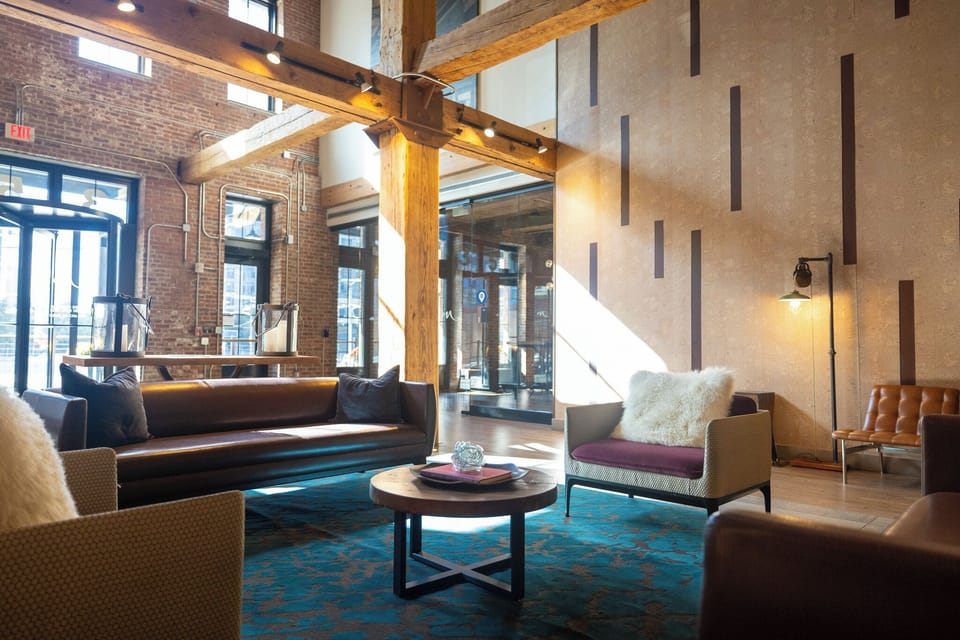 First floor building entrance