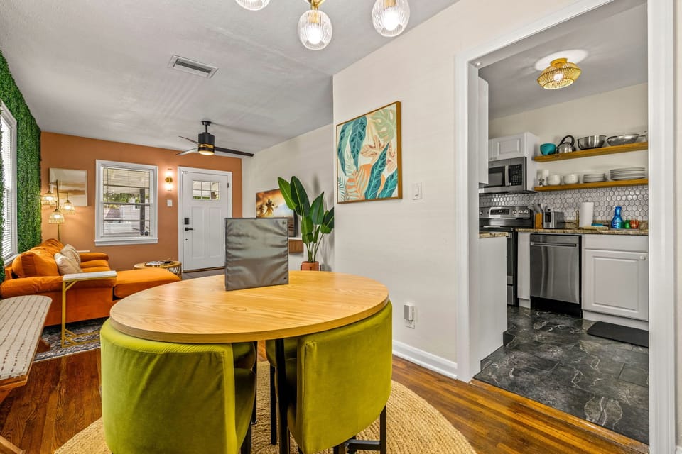 Conveniently adjacent to the dining area and kitchen for seamless entertaining and comfort.
