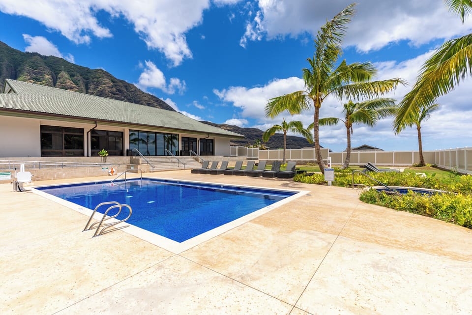 Communal pool area.