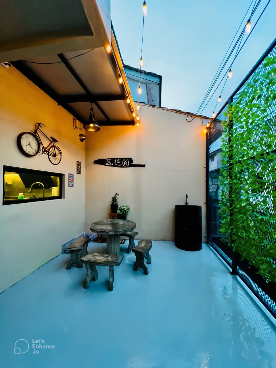 Outdoor Mini Cafe at Backyard