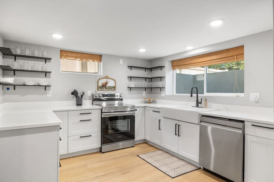 Spacious Kitchen with All Necessities for Cooking