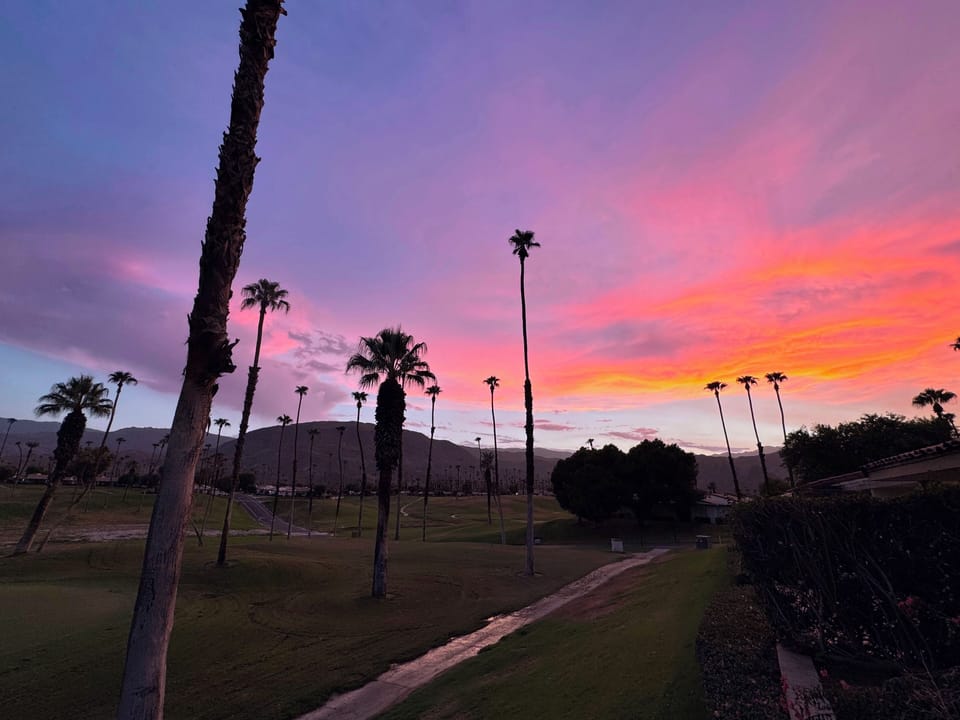 Beautiful patio sunsets!