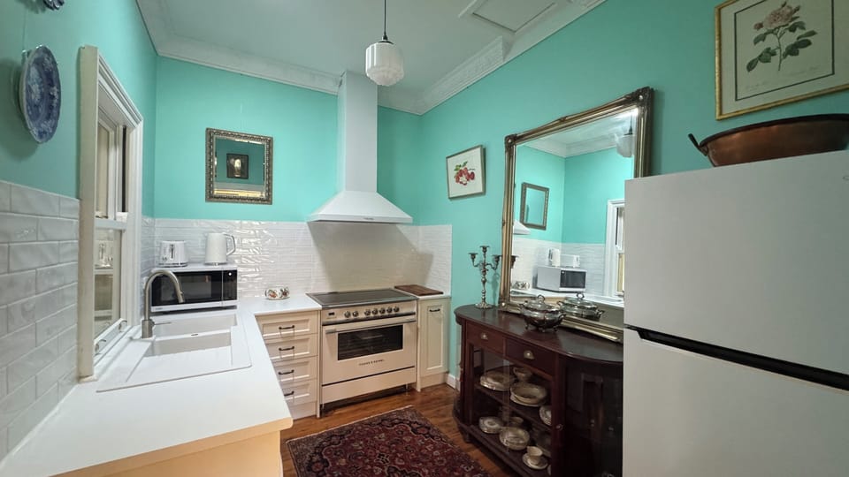 Modern kitchen with new appliances and everything you need to cook