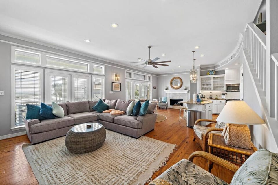 A living room that invites you to linger, relax, and enjoy