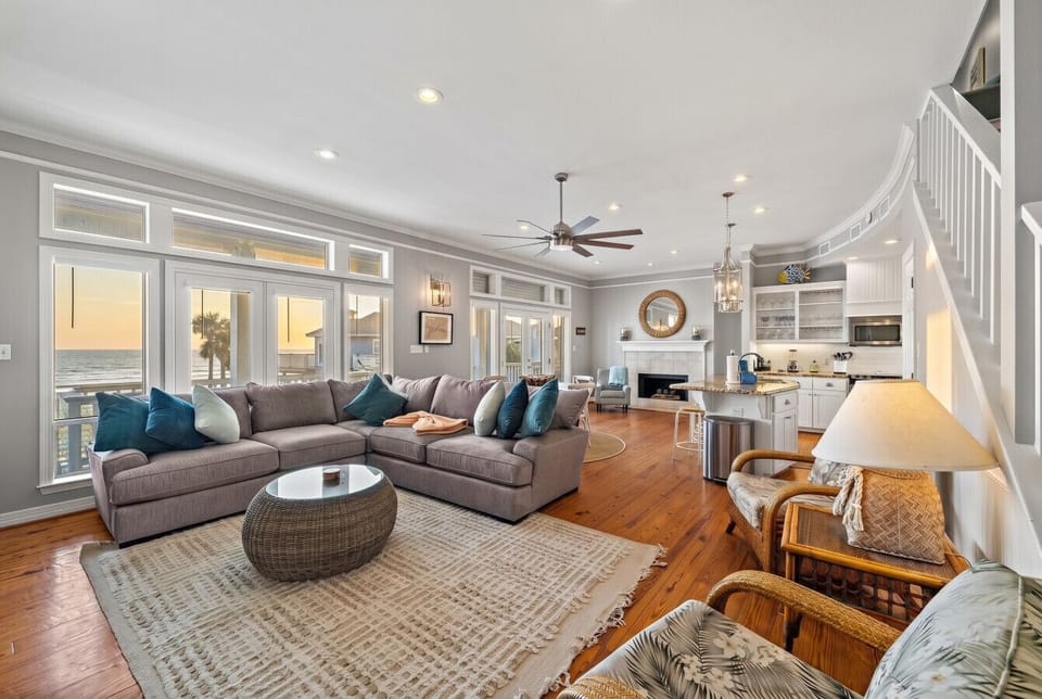 A living room that invites you to linger, relax, and enjoy