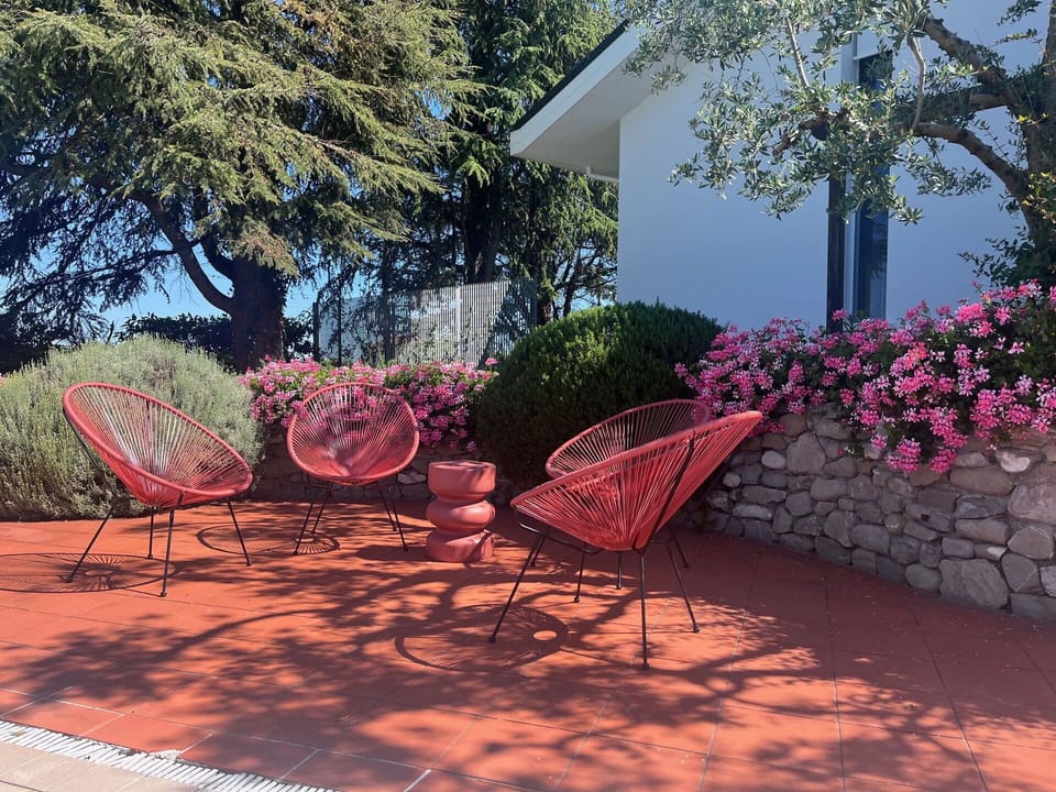 Property, Plant, Shade, Tree, Lighting, Outdoor Furniture, Grass, Flower, Landscape, Leisure