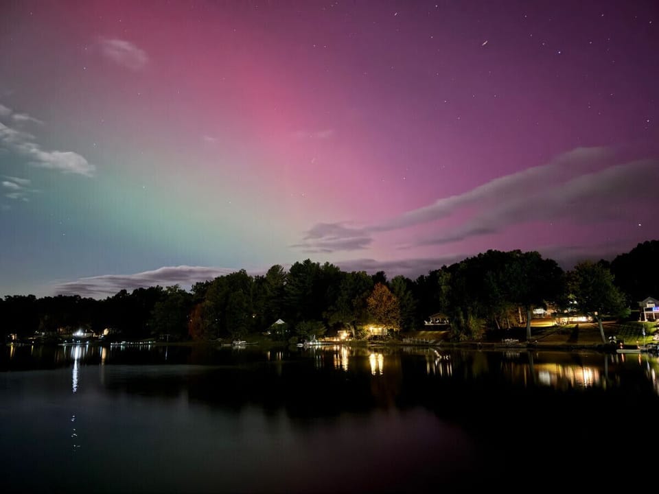Northern Lights over Middle Pond