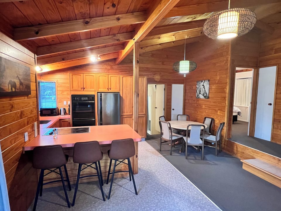 kitchen and dining