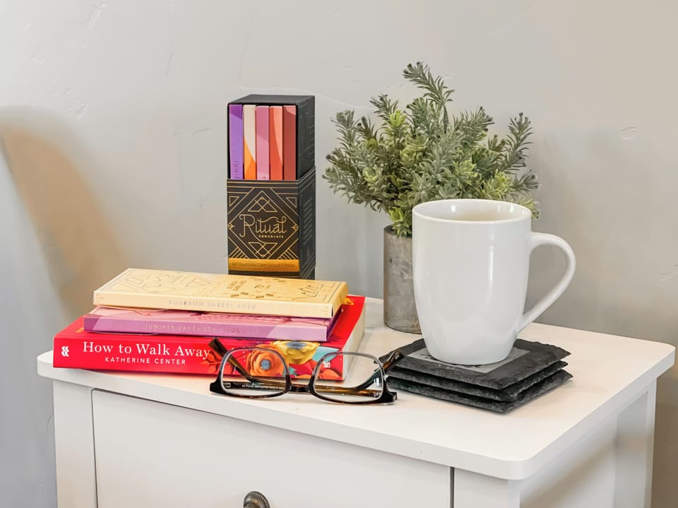 Take time for a cup o' joe and a good book while you can!