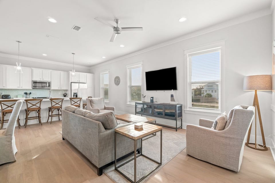 Second Floor Open Concept Living Room - Sleeper Sofa