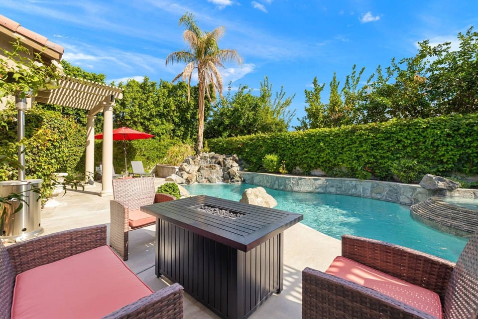 Relax Pool Side with a Glass of Wine