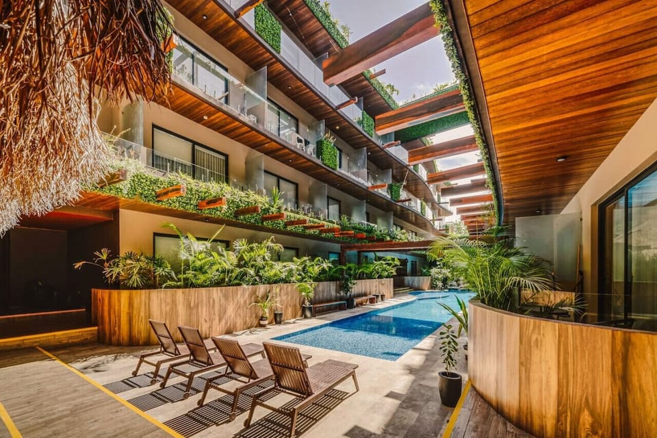 Ground Floor Pool with Waterfall