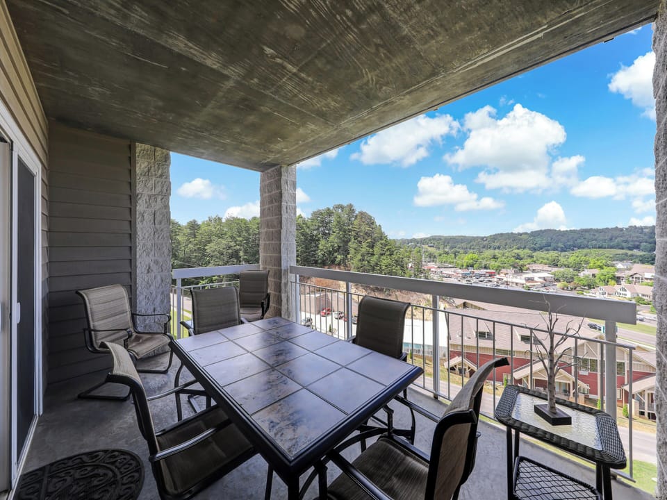 Whispering Pines 224 Three Bedroom Sleeps 8 - Private Balcony with a City View from your Pigeon Forge Condo