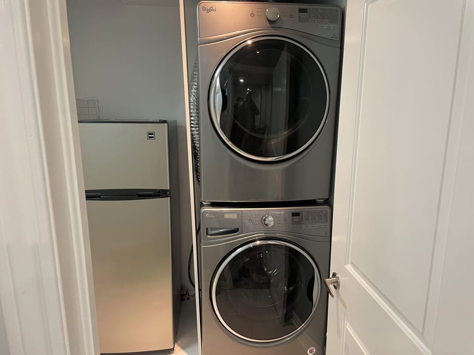 Washer and dryer