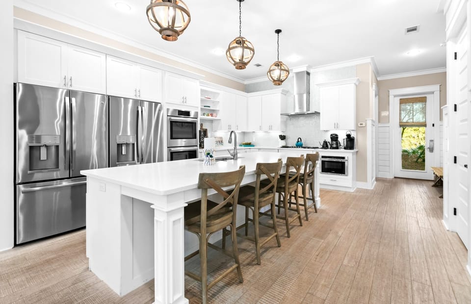 Breakfast bar seating for 4