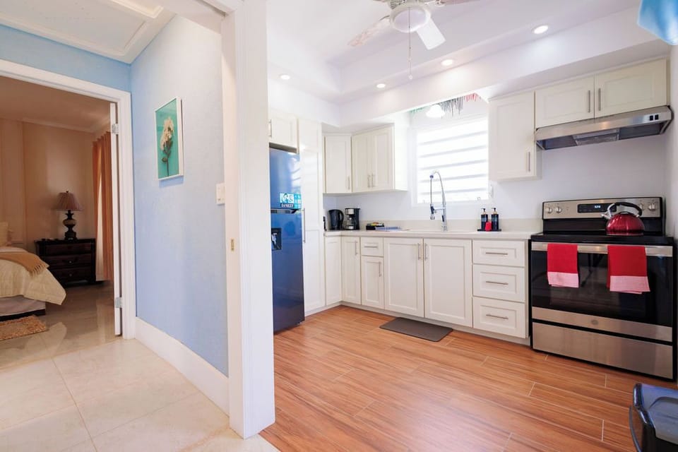 Full Kitchen area, Pantry, Fridge and storage area
