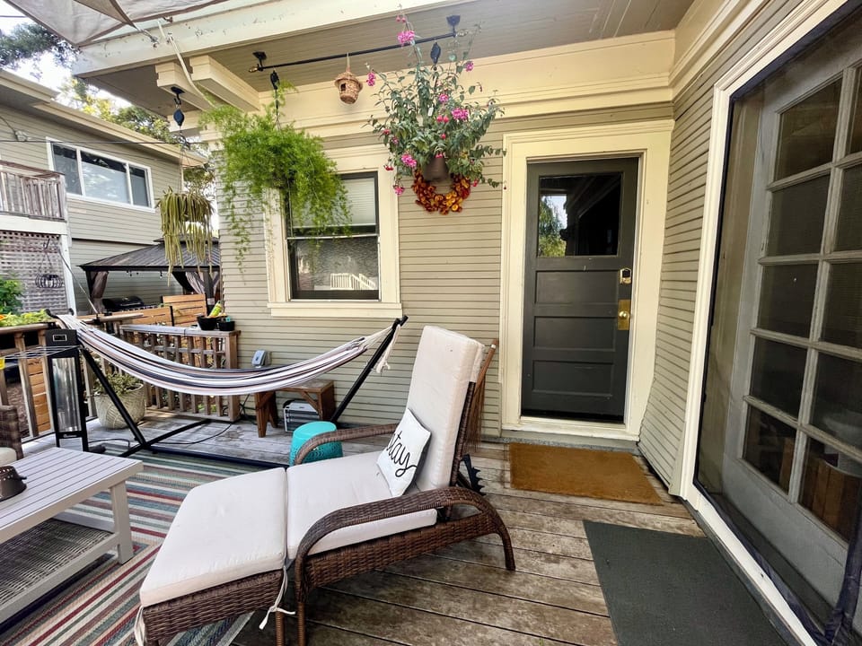 Your room entrance through private deck