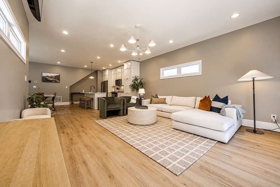 Expansive Main Living Space | Cozy Lounge Seating and Seamless Open Layout