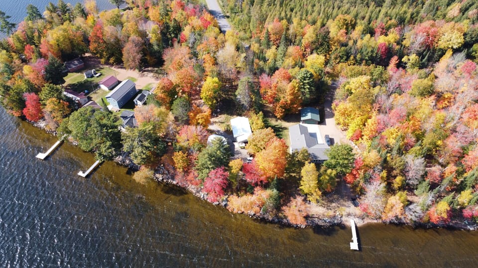 Conveniently nestled on Pine Lake