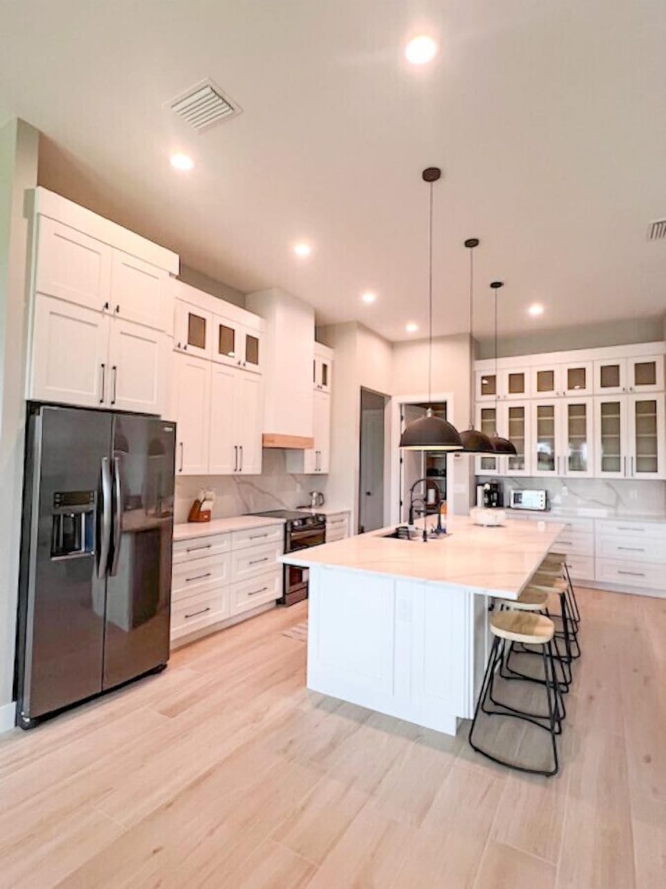 Fully stocked kitchen