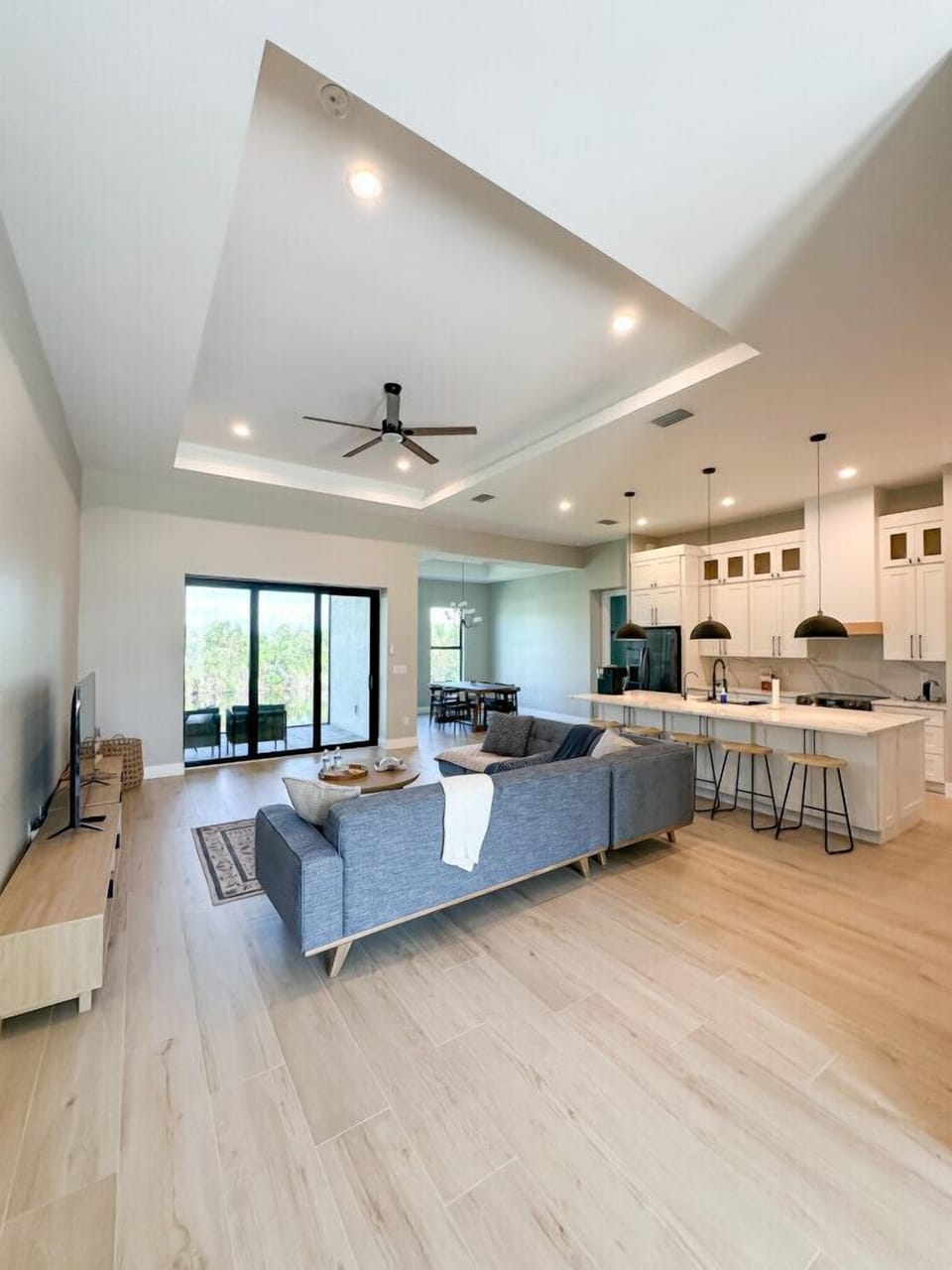 Open concept living room
