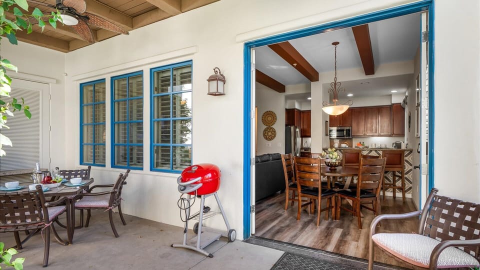 Private Patio off Dining Area (Electric grill has been removed from the patio)