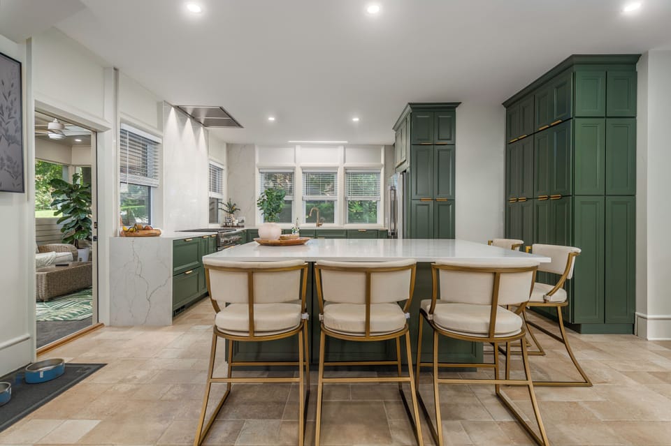 Kitchen (view from couches)
